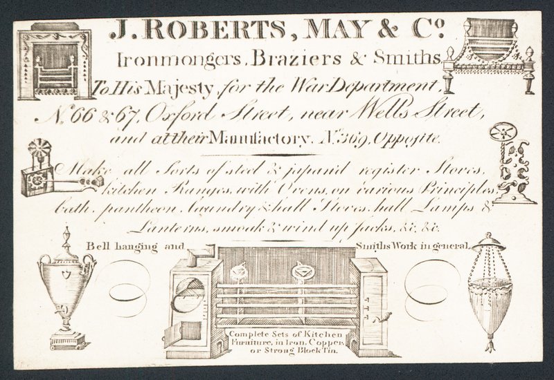 Handelskort, J Roberts, May & Co af English School