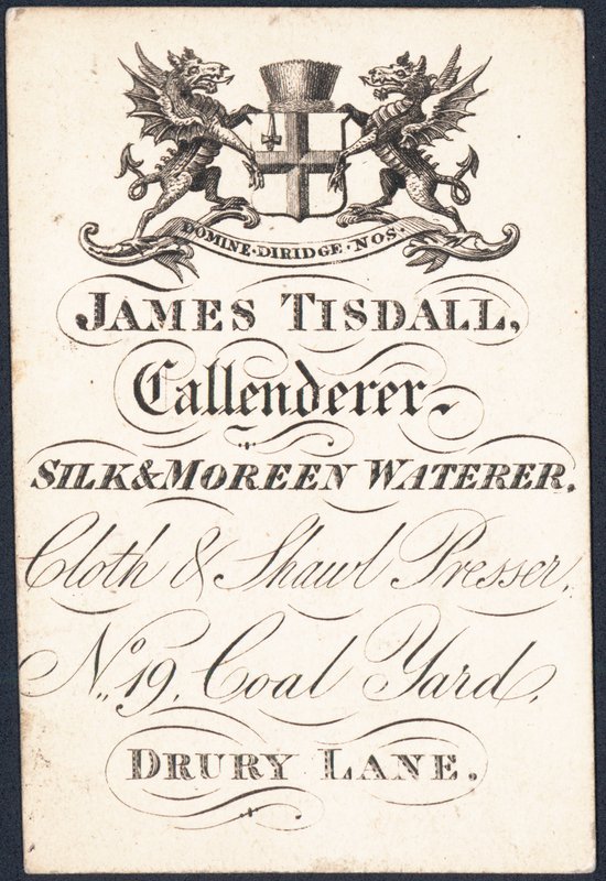 Handelskort, James Tisdall af English School