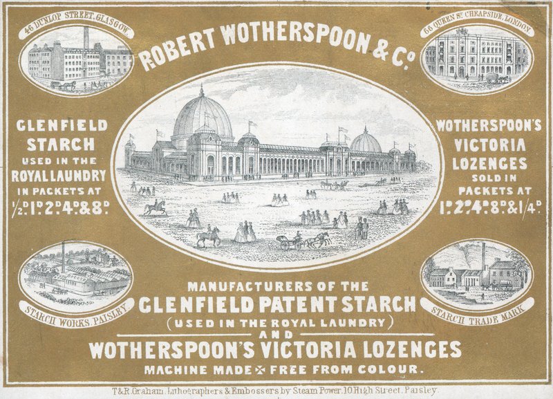 Handelskort, Robert Wotherspoon & Co af English School
