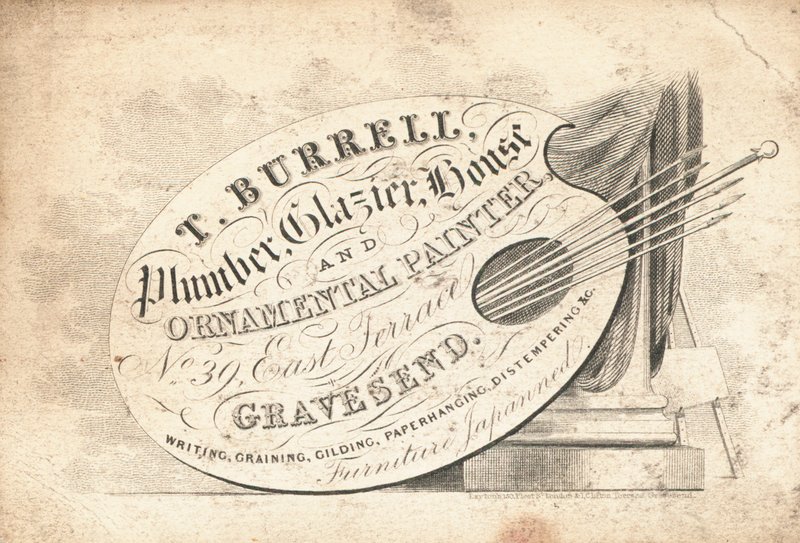Handelskort, T Burrell af English School
