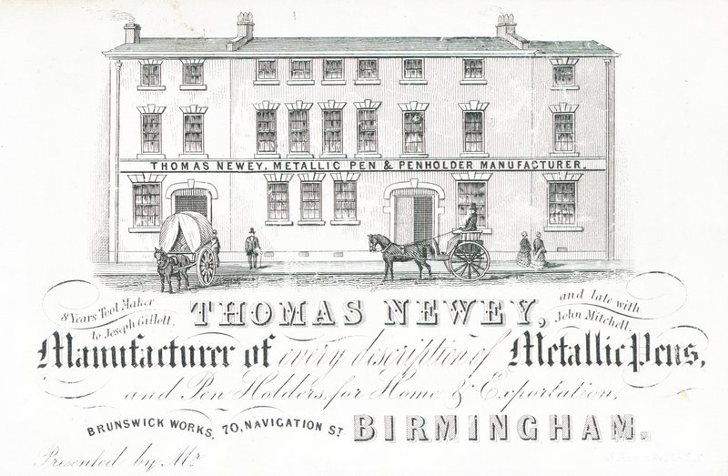 Handelskort, Thomas Newey af English School