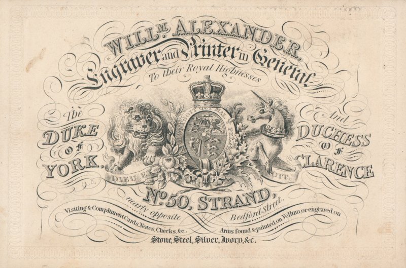 Handelskort, William Alexander af English School