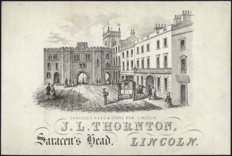 Byttekort til J L Thornton af English School