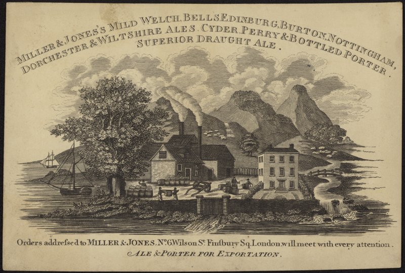 Handelskort til Miller & Jones af English School