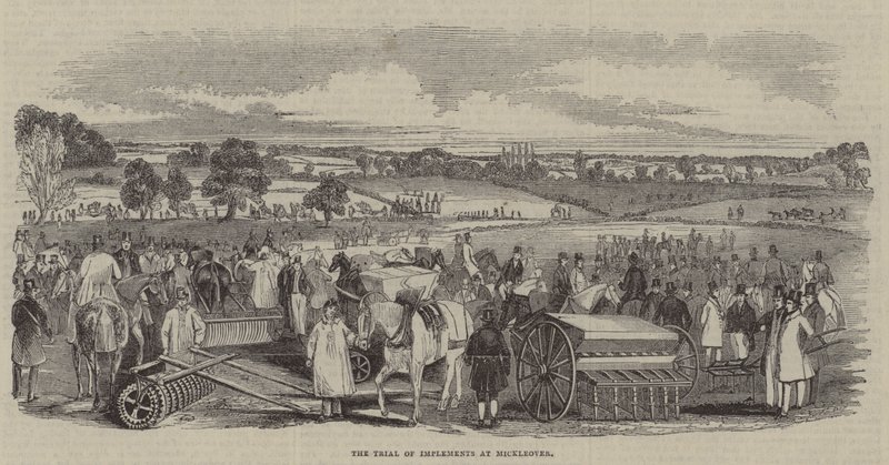 Forsøg med landbrugsredskaber, Mickleover af English School