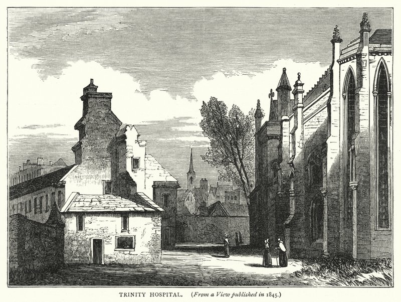 Trinity Hospital (gravering) af English School