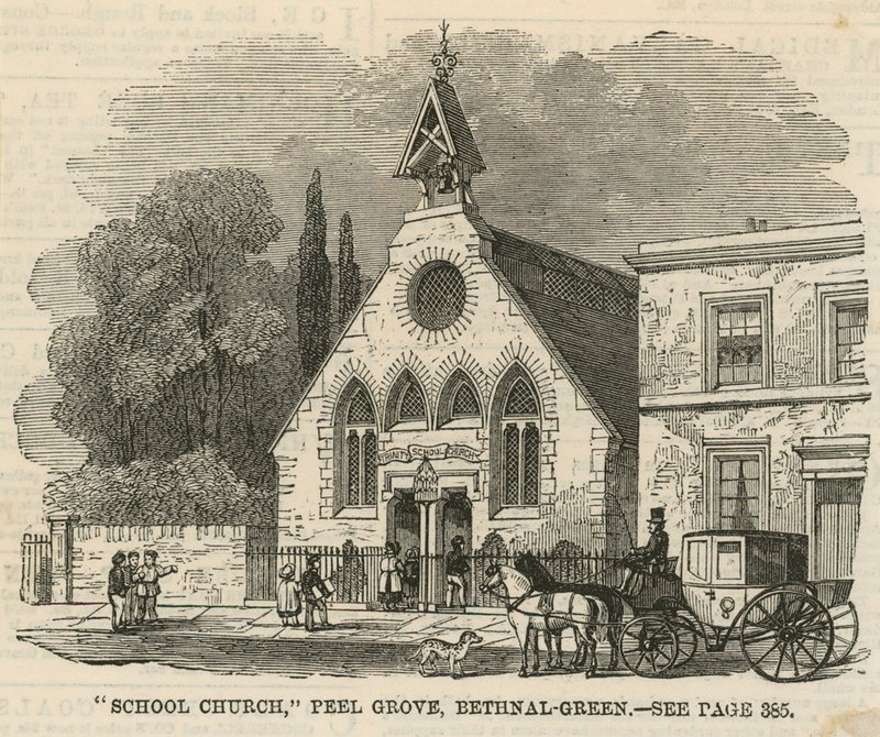 Trinity skolekirke i Bethnal Green af English School