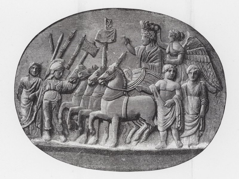 Konstantins triumf (gravering) af English School