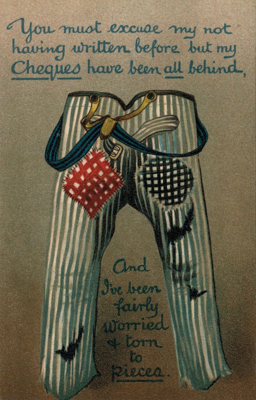 Bukselapper (farve litho) af English School