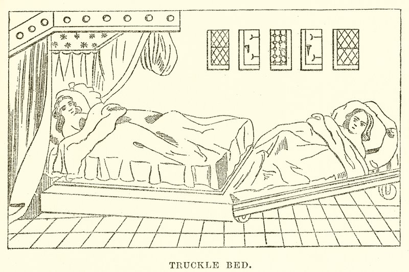 Truckle Bed af English School