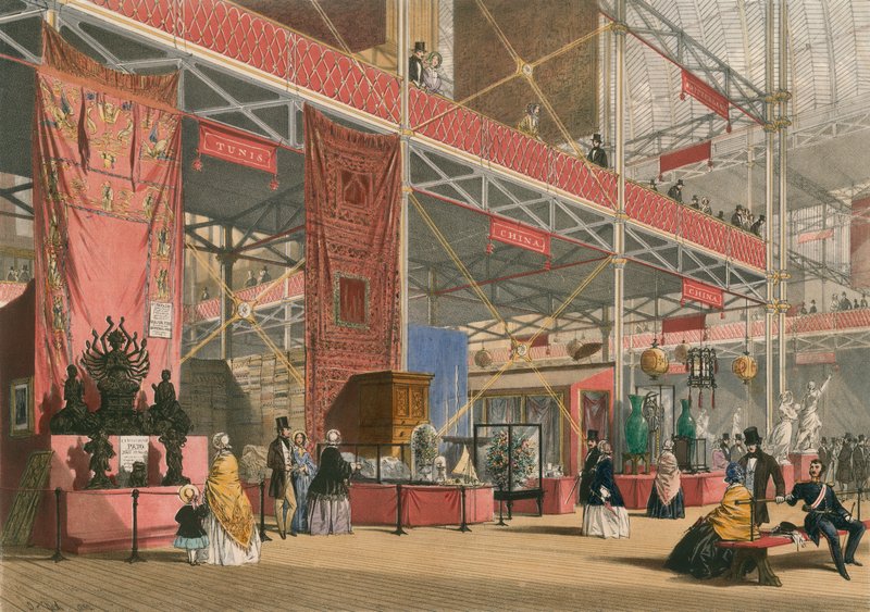 Tunis og Kina, Den store udstilling i 1851 af English School