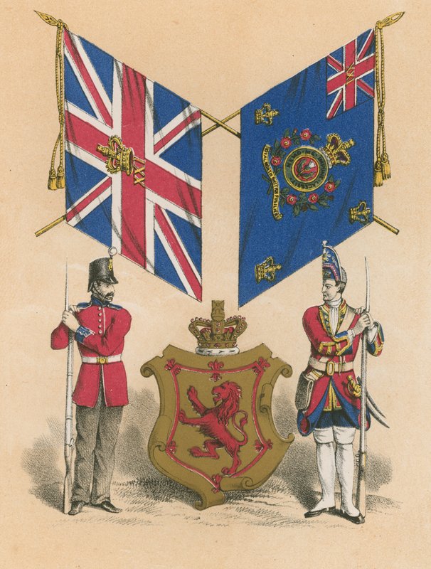 Twenty-First eller Royal North British Fusiliers af English School