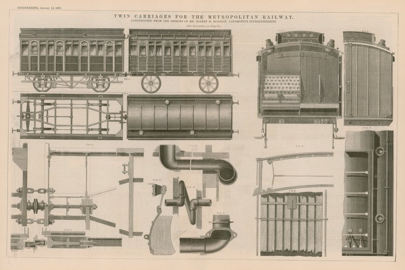 Tvillingevogne til Metropolitan Railway af English School