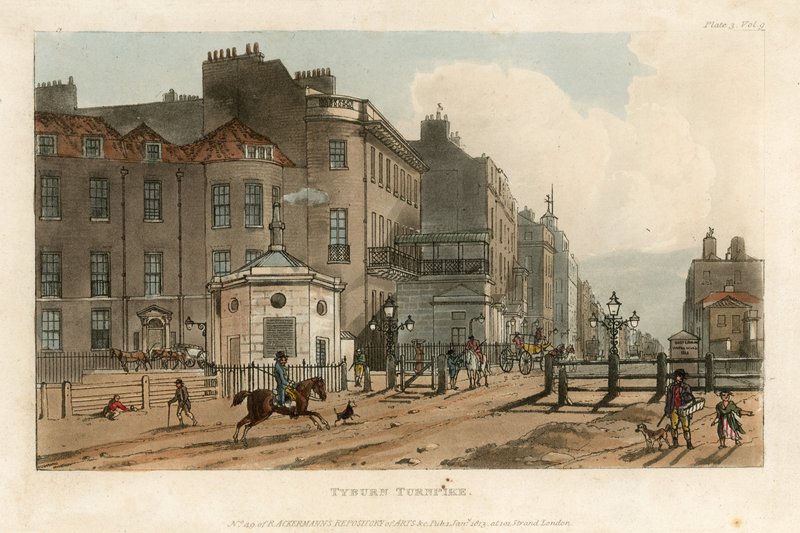 Tyburn Turnpike af English School