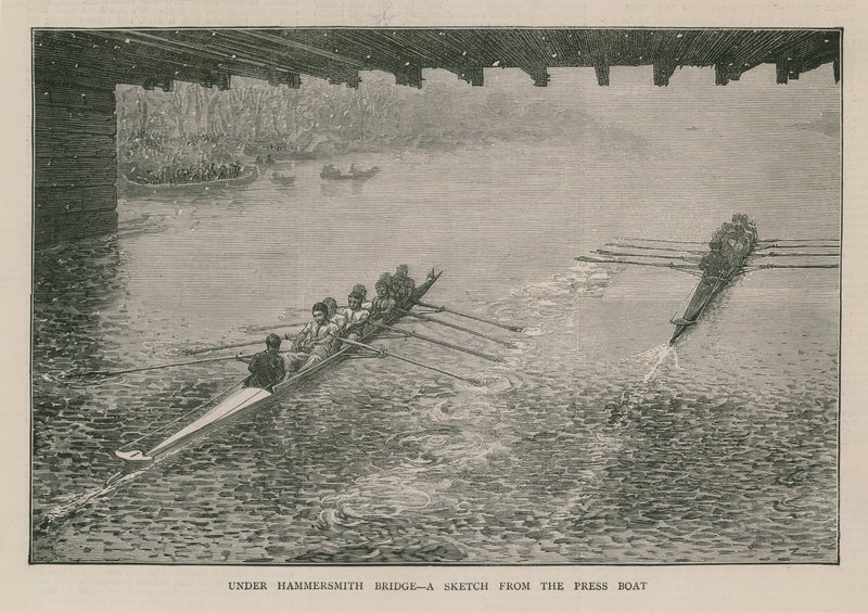 Under Hammersmith Bridge af English School