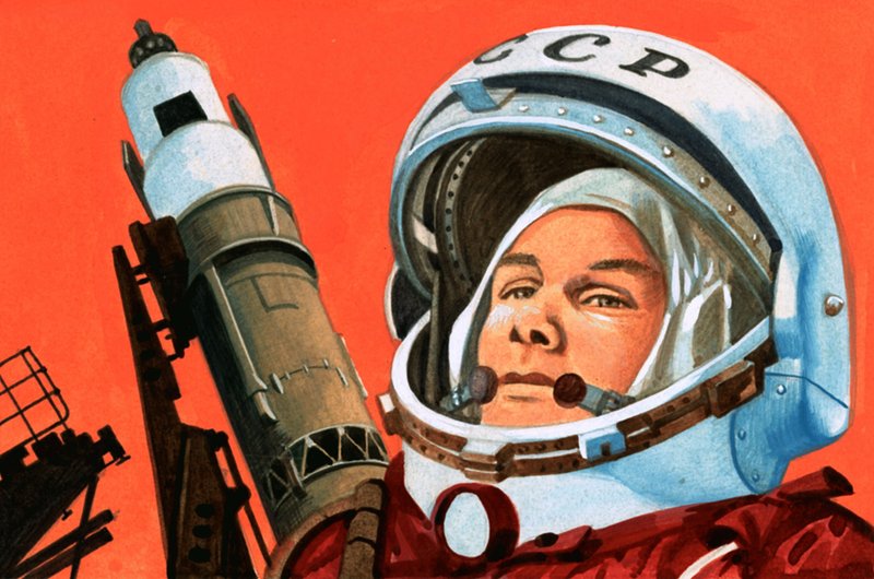 Uidentificeret russisk kosmonaut af English School