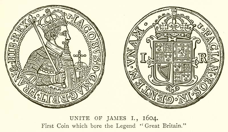 Forenet af James I, 1604 af English School