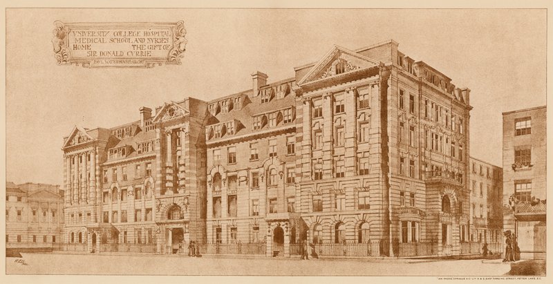 University College Hospital, Medicinsk Skole og Sygeplejerskehjem af English School