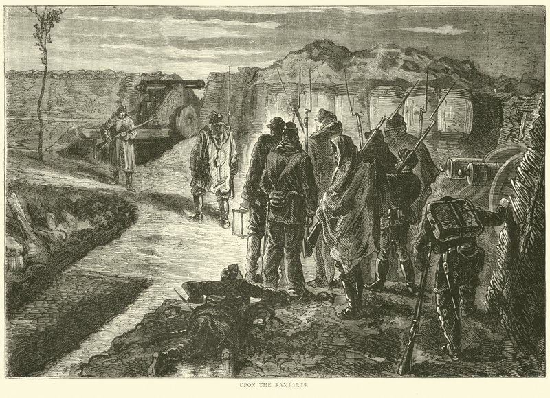 Ved voldene, oktober 1870 af English School