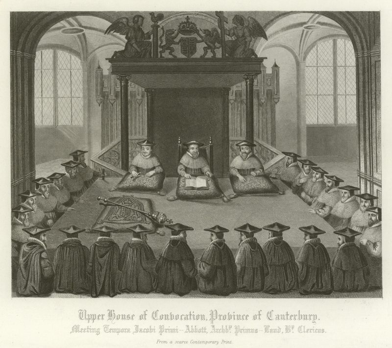 Overhuset af indkaldelse, provinsen Canterbury af English School