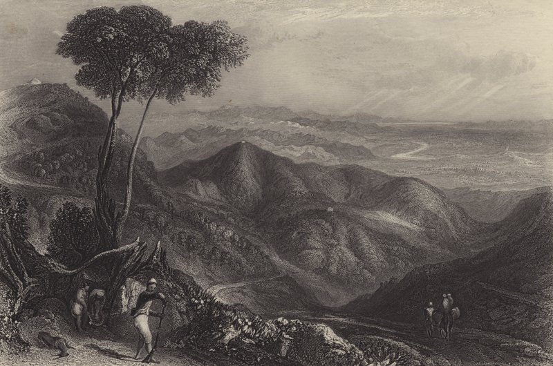 Doon-dalen, Himalaya-bjergene (gravering) af English School