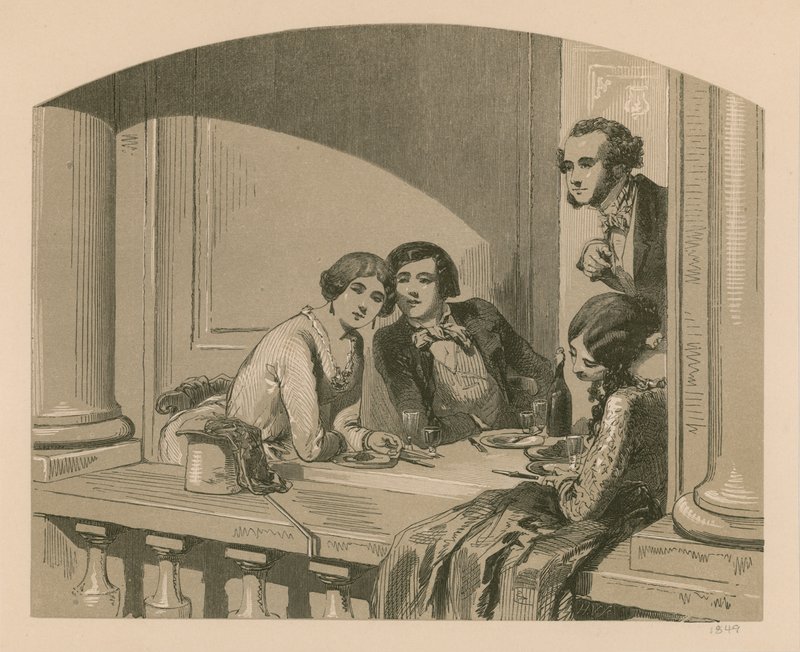 Vauxhall Gardens, London af English School