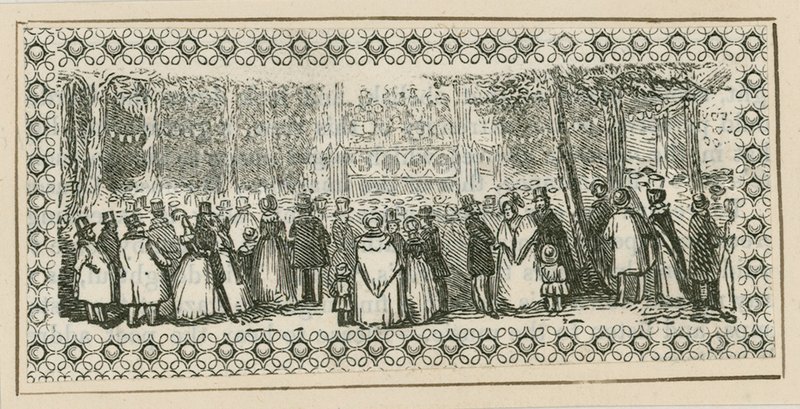 Vauxhall Gardens, London af English School