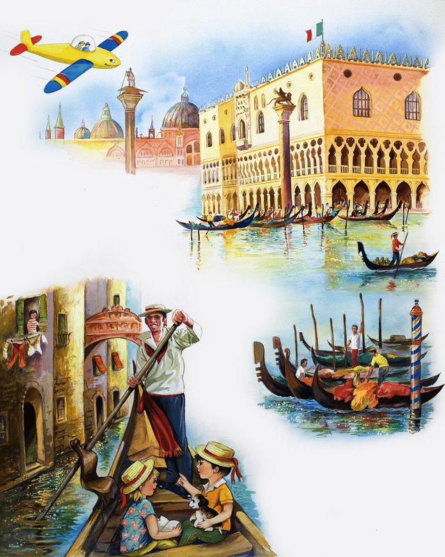 Venedig af English School