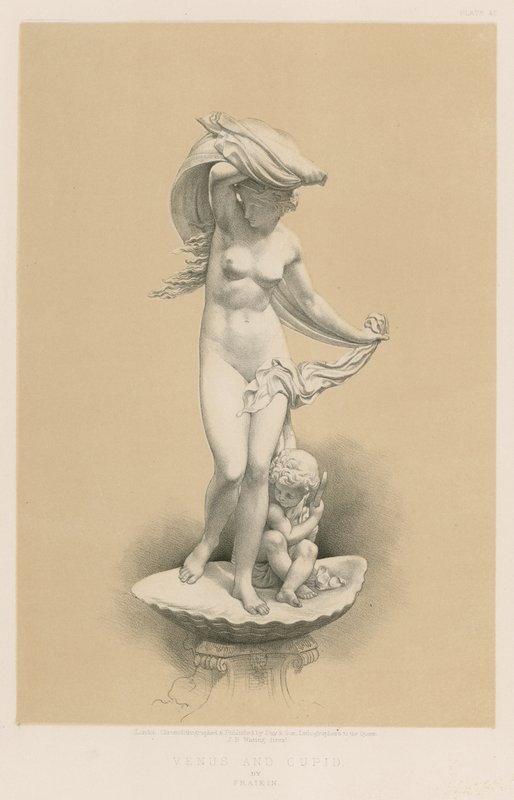 Venus og Amor af Fraikin af English School