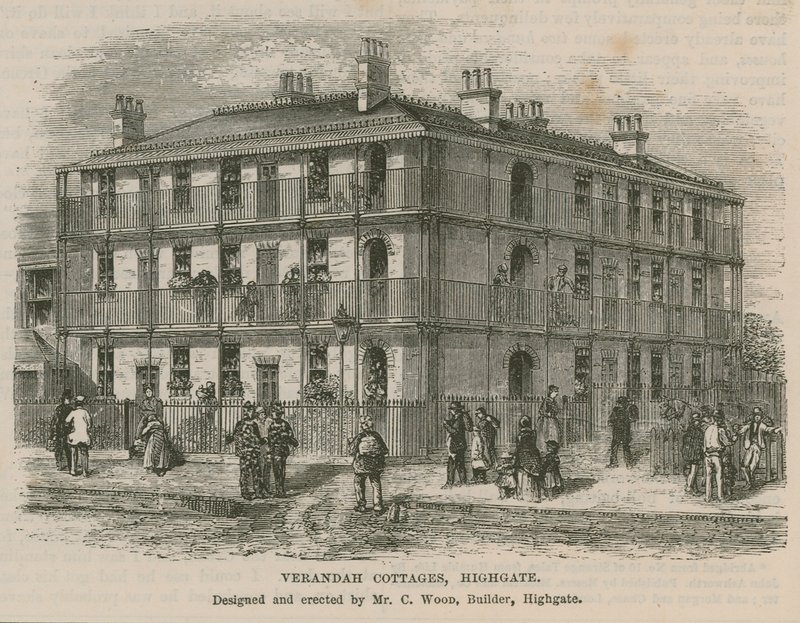 Verandah Cottages, Highgate af English School