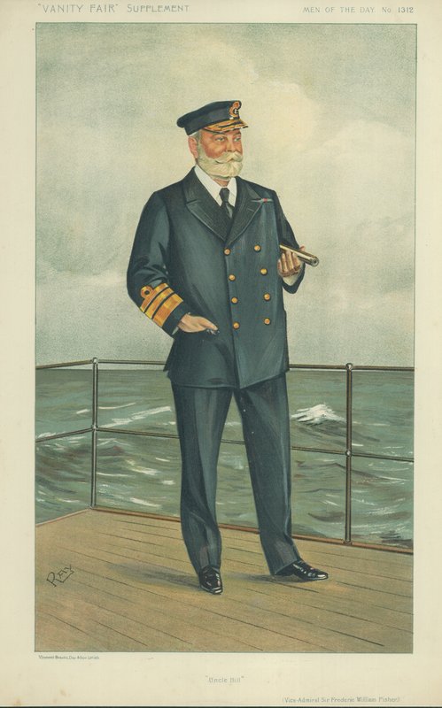 Viceadmiral Sir Frederick William Fisher af English School
