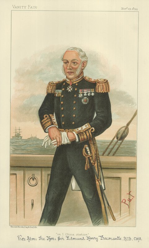 Viceadmiral Ære Sir Edmund Robert Freemantle af English School