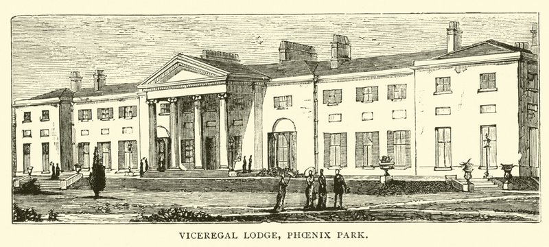 Viceregal Lodge, Phoenix Park af English School