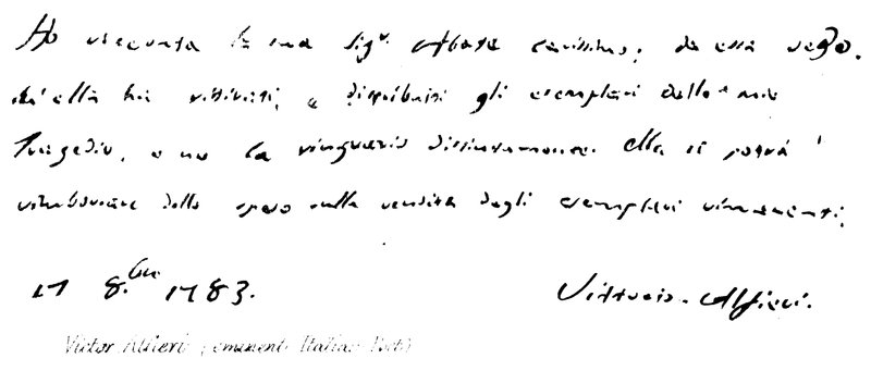 Victor Alfieri (eminent italiensk digter) af English School