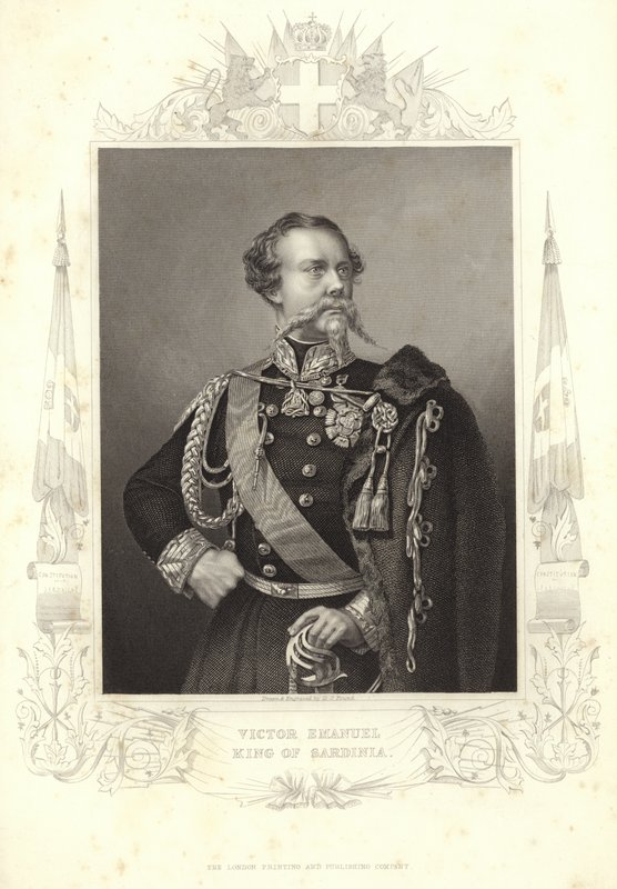 Victor Emmanuel II af Sardinien af English School