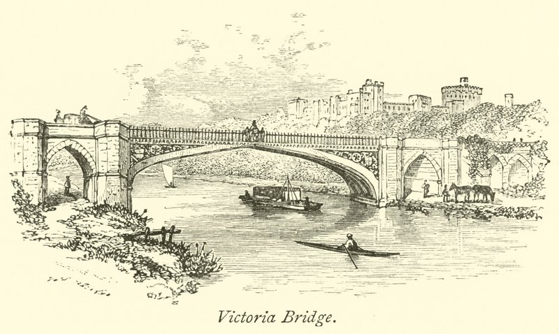 Victoria Bridge  af English School
