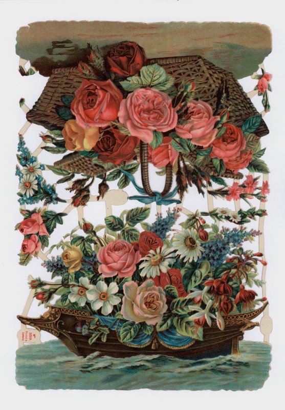 Victorianske udklip (chromolitho) af English School