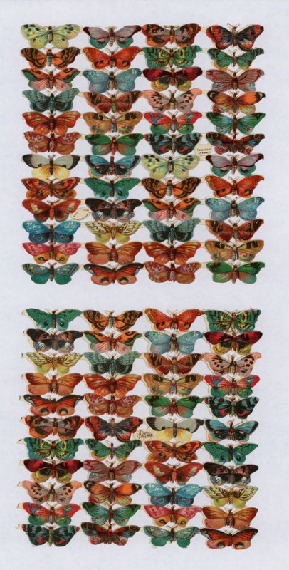 Victoriansk rester (chromolitho) af English School