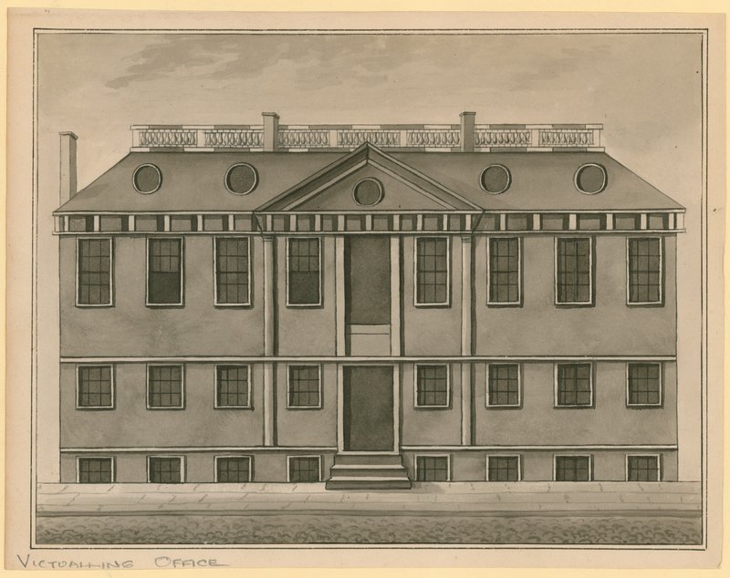 Viktualiseringskontoret, London af English School
