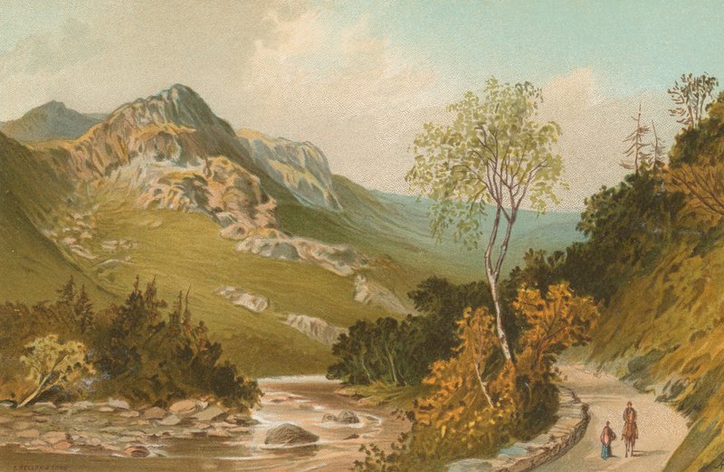 Udsigt i Borrowdale af English School