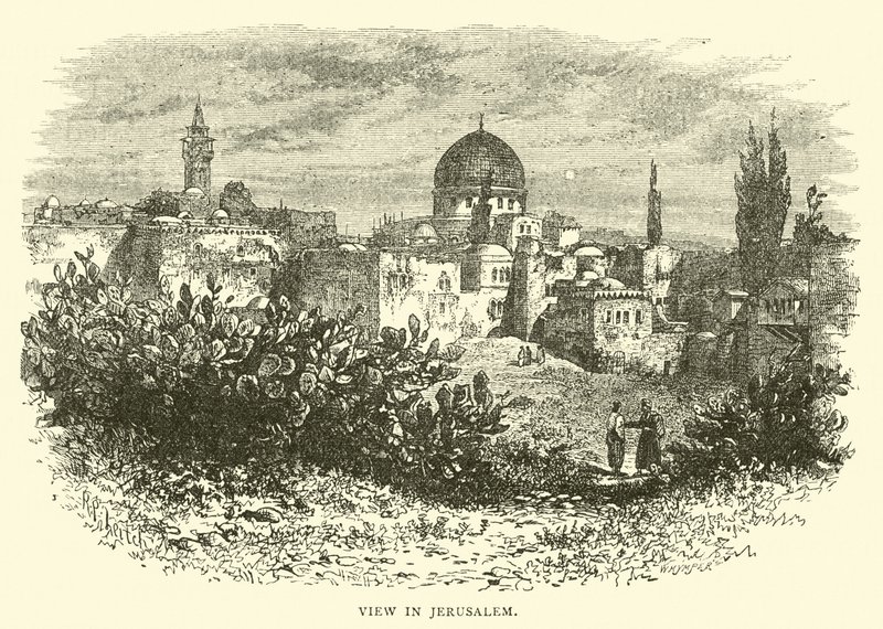 Udsigt i Jerusalem af English School
