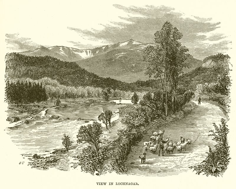 Udsigt i Lochnagar af English School
