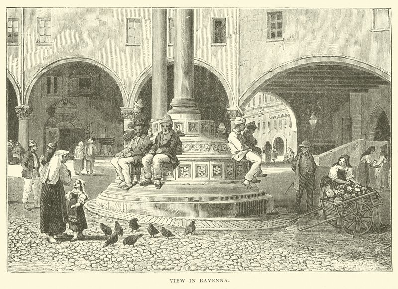 Udsigt i Ravenna af English School