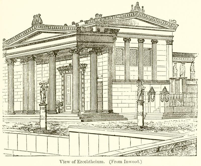 Udsigt over Erechtheion af English School