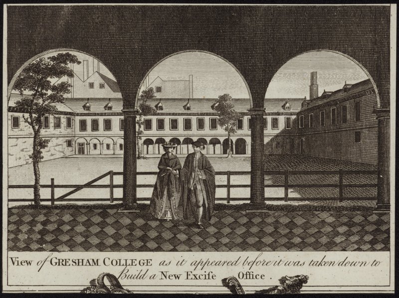 Udsigt over Gresham College af English School