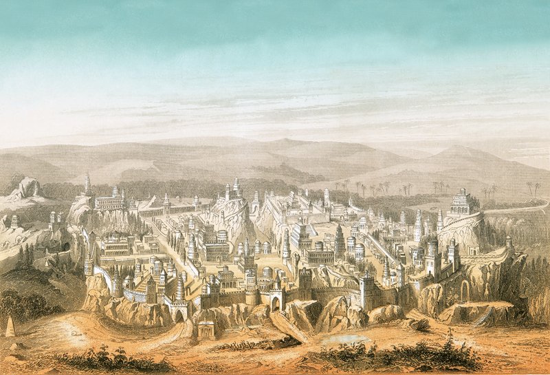 Udsigt over Jerusalem af English School