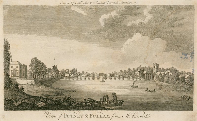 Udsigt over Putney og Fulham fra hr. Vannecks af English School