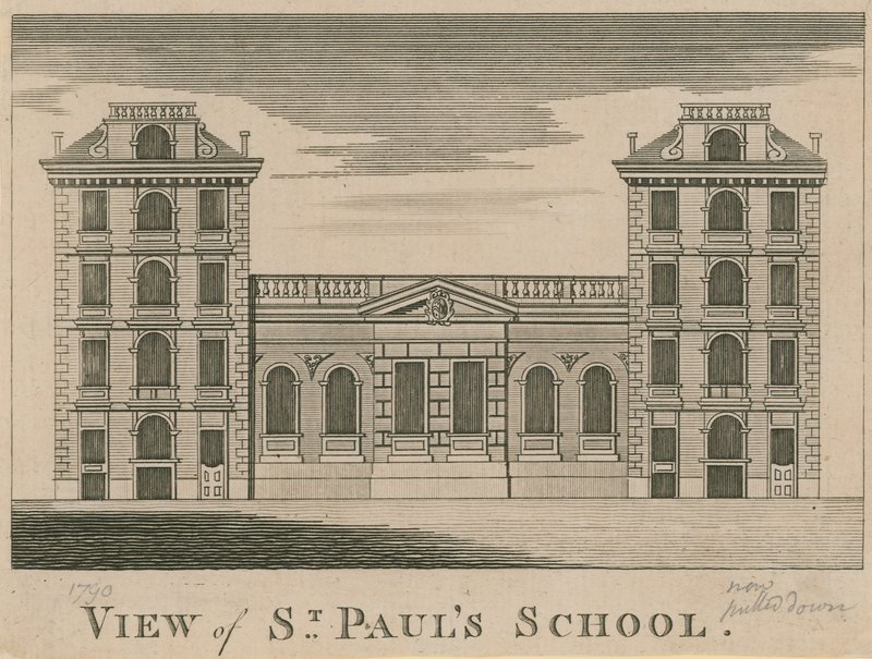 Udsigt over St Pauls School af English School