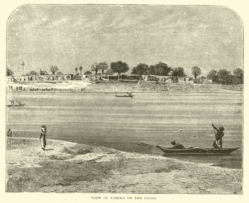 View of Yamina on the Niger  af English School