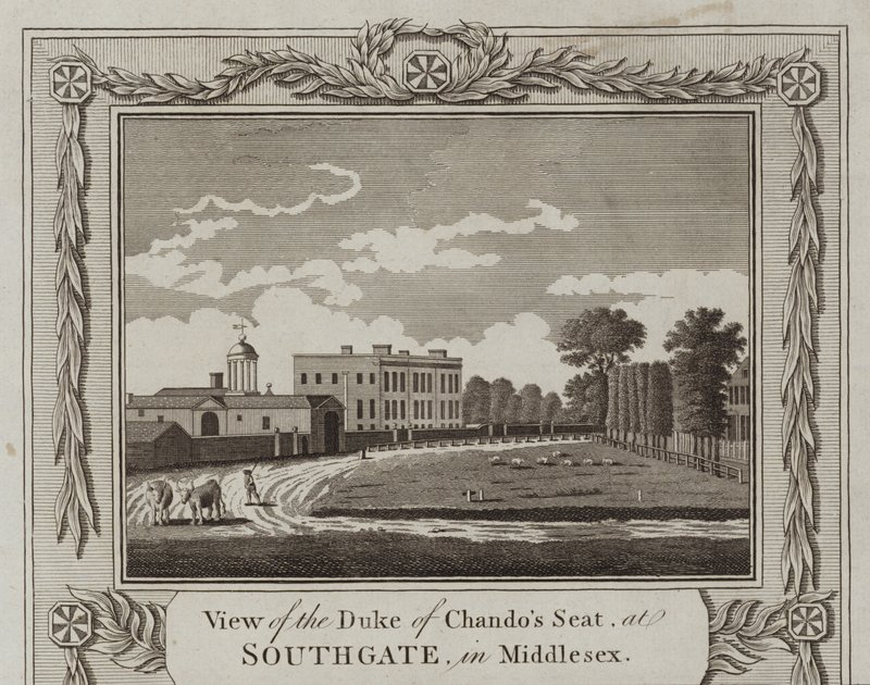 Udsigt over Duke of Chandos-sædet af English School